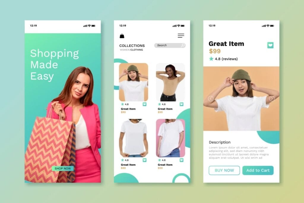 Online store template